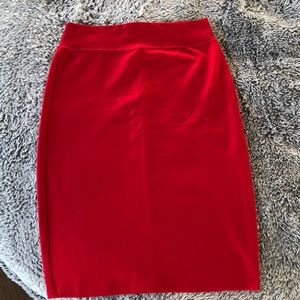 Sexy Red Skirt